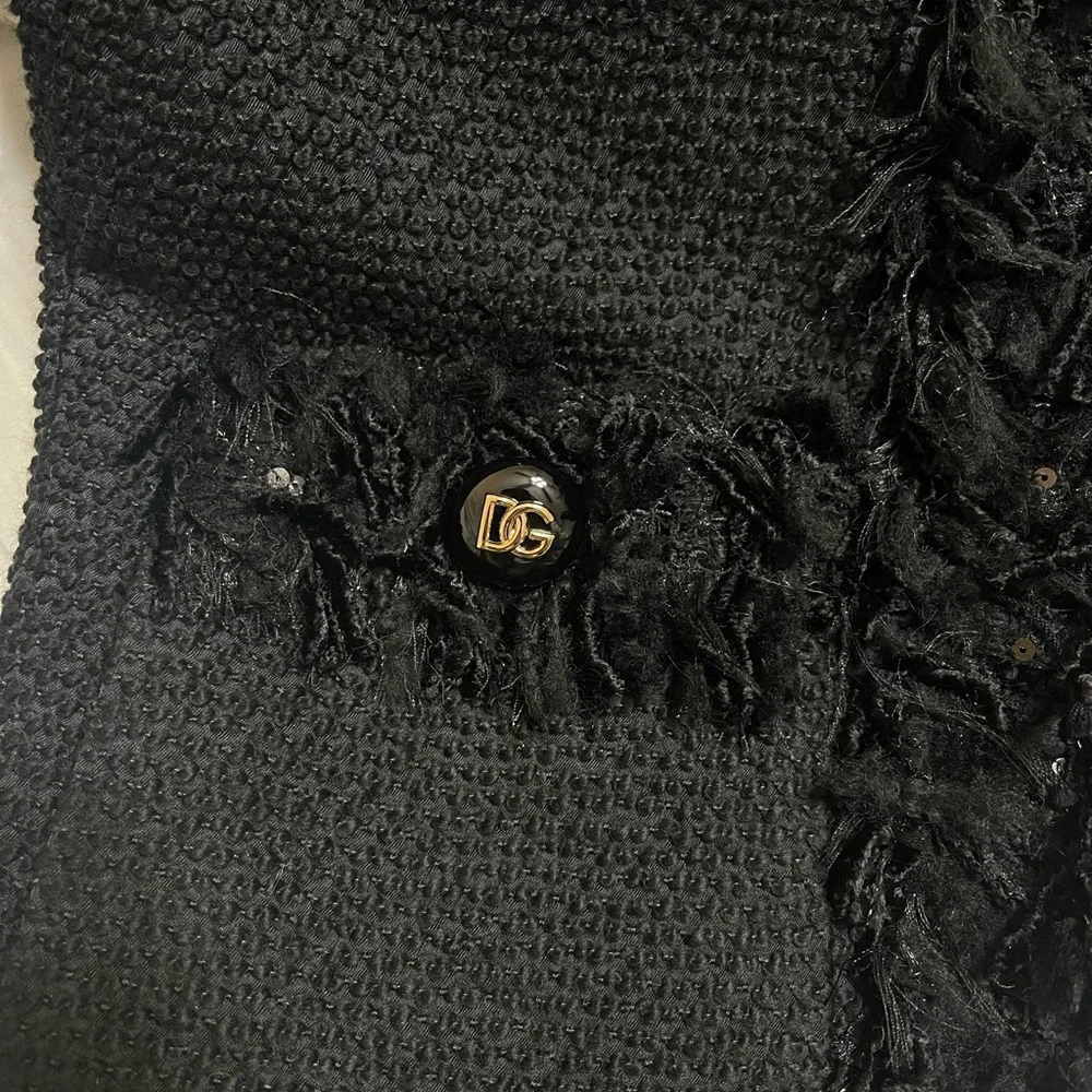 DOLCE & GABBANA Fringe Bouclé Jacket - Picture 10 of 11